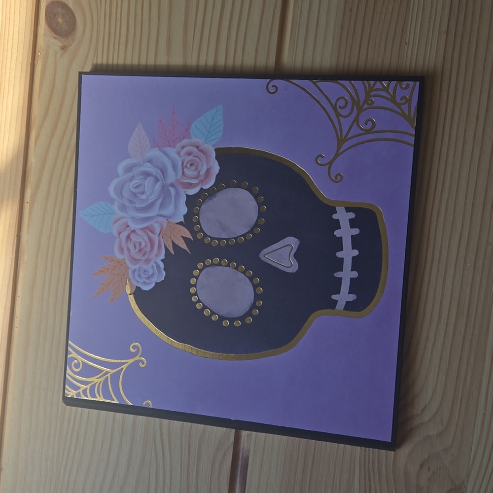 Handmade Halloween Folio Card 6x6 Mini Scrapbook Album